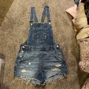Overall Shorts